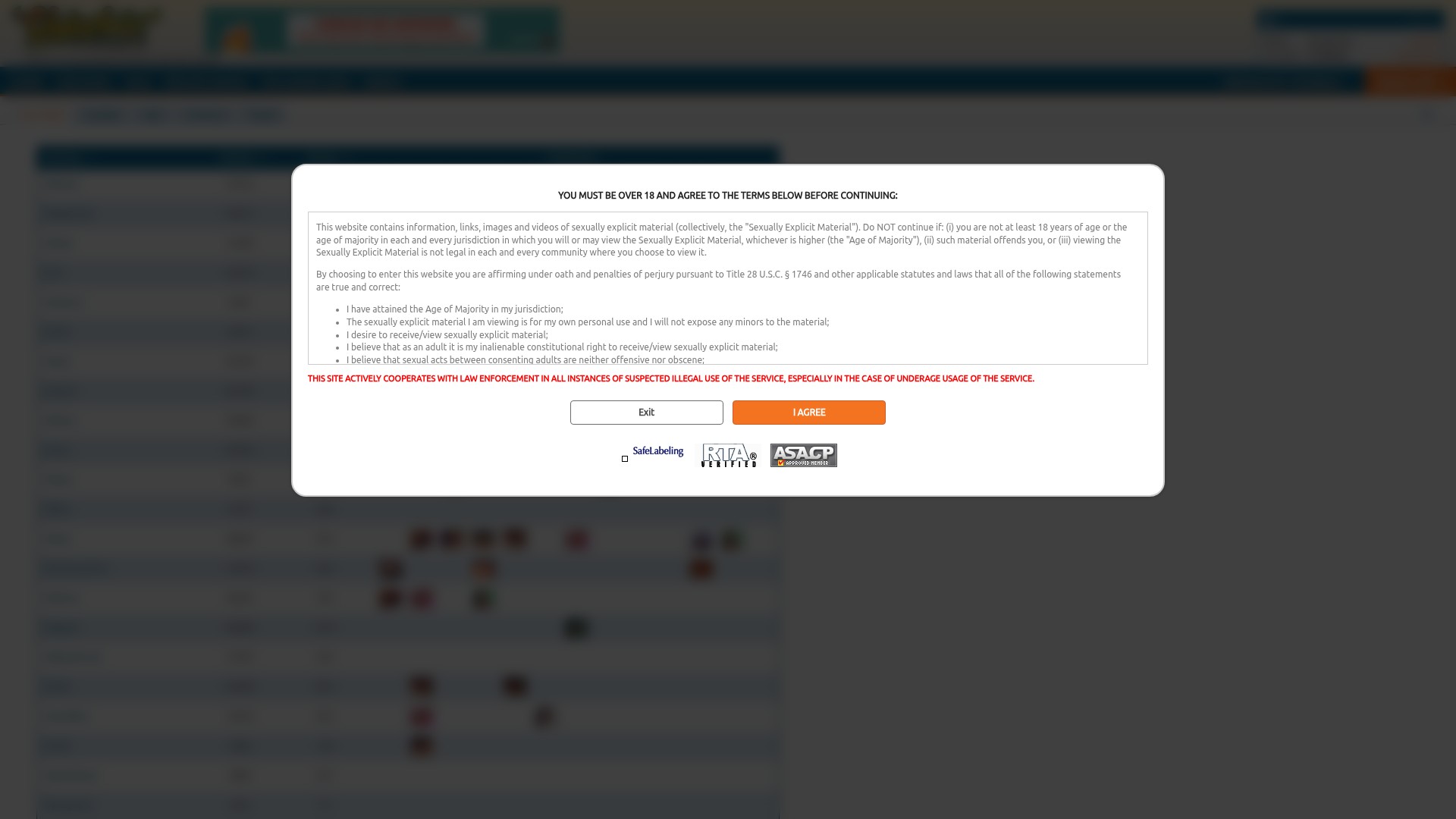 Chaturbate BBW - Tag Page Screenshot